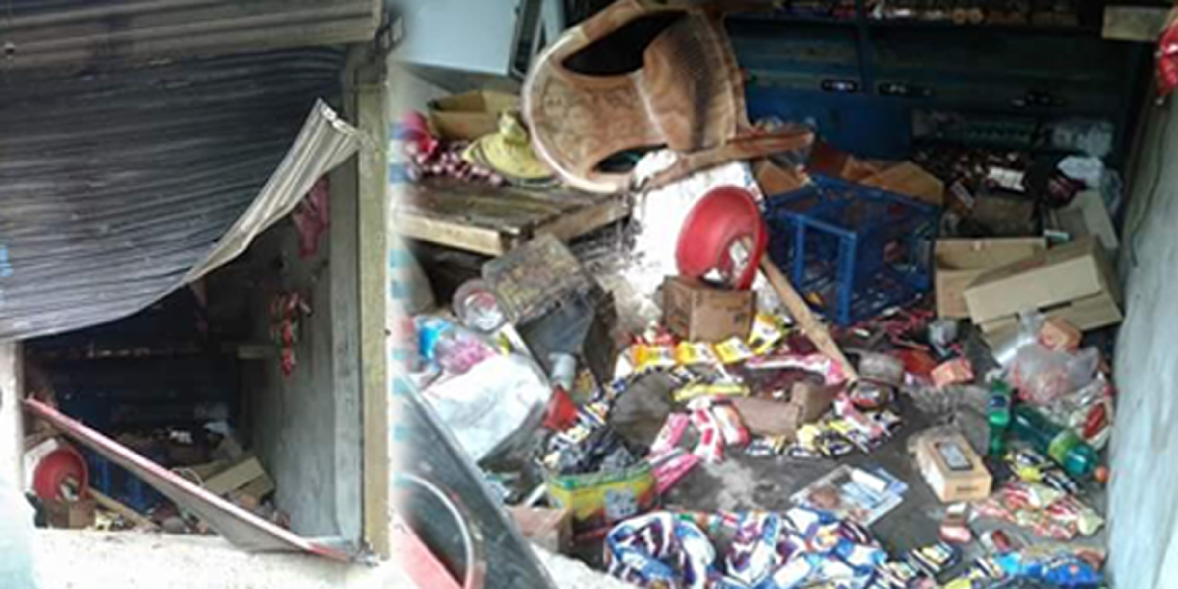 শামীম ষ্টোরে হামলা ভাংচুর, লুটপাট॥ আহত ১