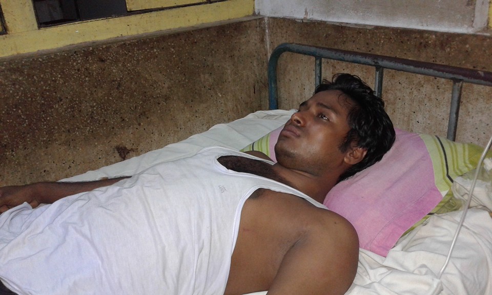 ফেনীতে পুলিশকে খবর দেয়ায় সাংবাদিক’র উপর সন্ত্রাসী হামলা