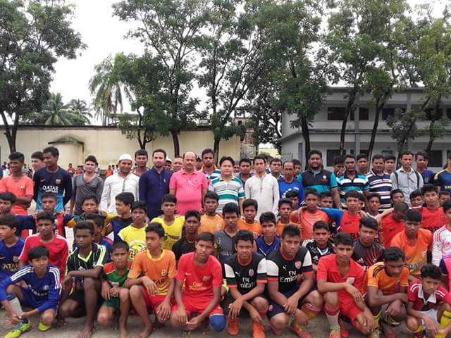 সোনাগাজীতে অনুর্ধ্ব-১৫ ফুটবল খেলোয়াড় বাছাই উদ্বোধন