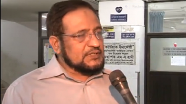 গোলাম আযমের ছেলে আটক