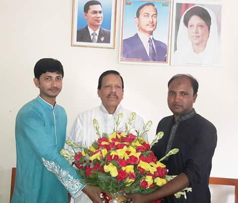 ভিপি জয়নালকে ছাত্রদল’র শুভেচ্ছা