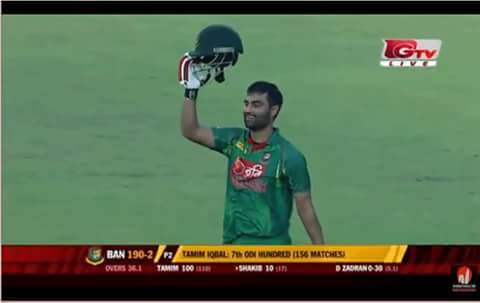 তামিমের সপ্তম  সেঞ্চুরী