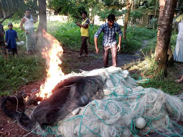 সোনাগাজীতে ভ্রাম্যমান অাদালতের মাধ্যমে জাল উদ্ধার