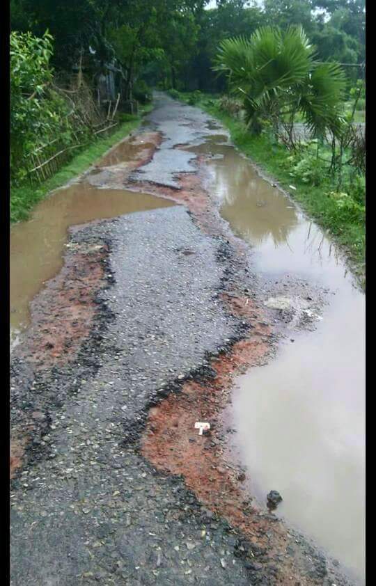 দাগনভুঞার অর্ধশতাধিক সড়কের বেহাল দশা