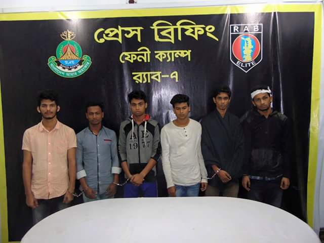 ফেনীতে ৬ অপহরনকারী গ্রেফতার || ভিকটিম উদ্ধার