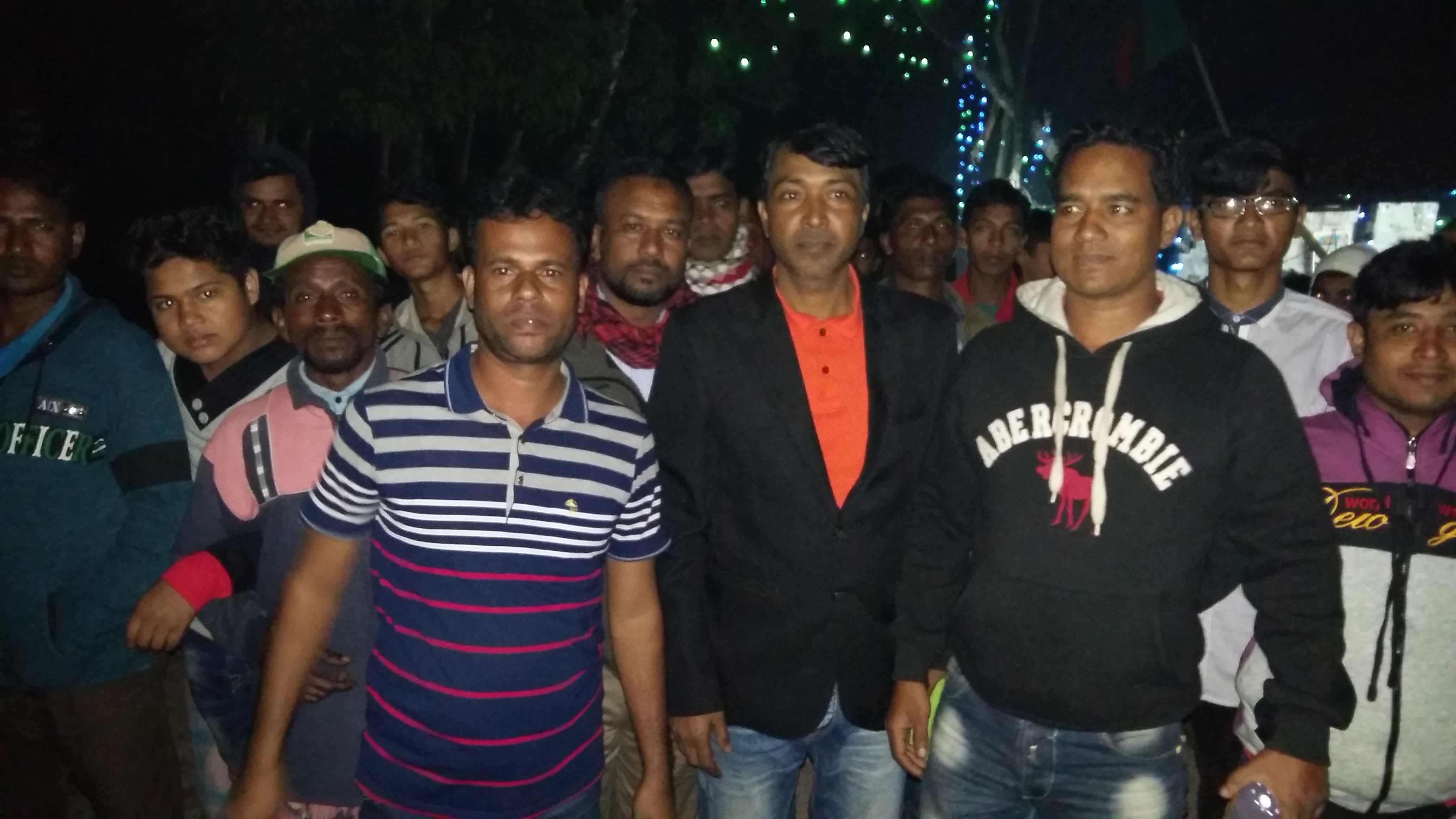 যুবলীগ নেতা বাহারের নেতৃত্বে বিজয় মিছিল