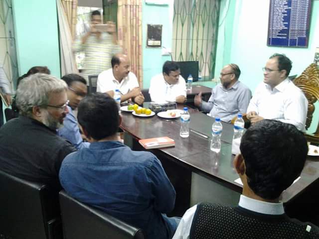 প্রস্তাবিত বিদ্যুৎ প্রকল্প এলাকা পরিদর্শন করেন প্রকল্প পরিচালক