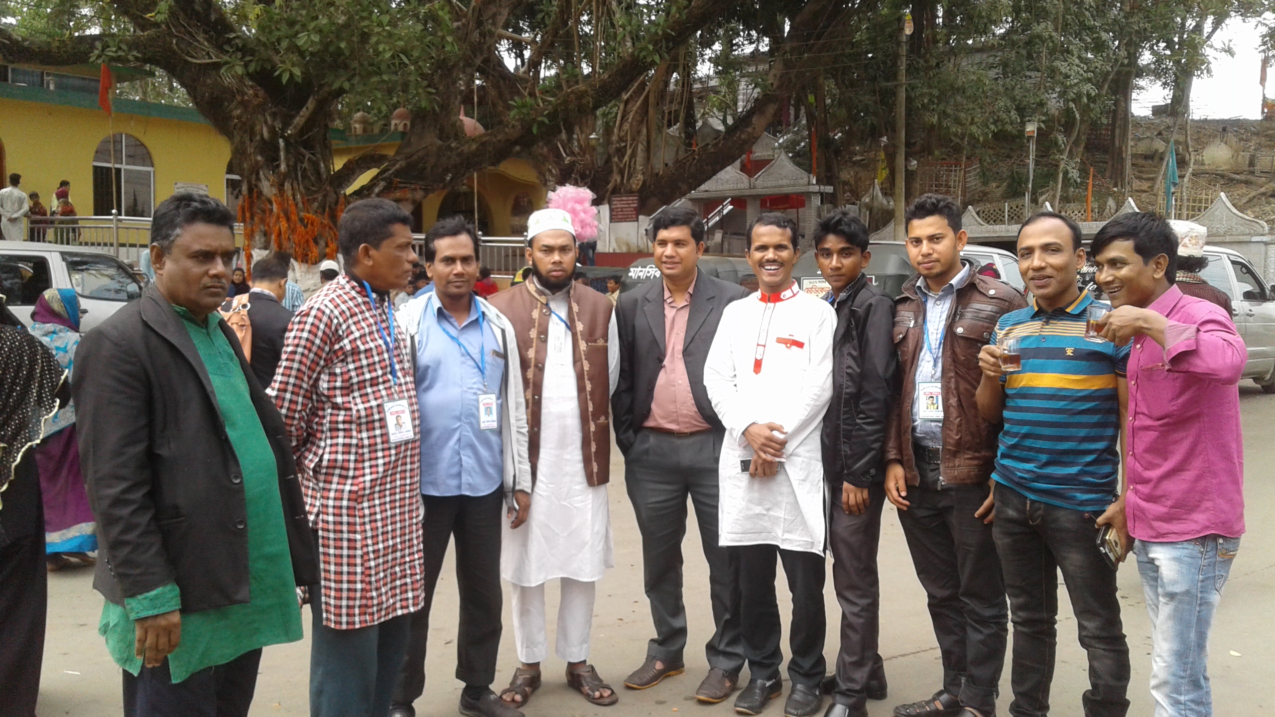 সিলেট শহরে সোনাগাজী প্রেসক্লাব নেতৃবৃন্দ