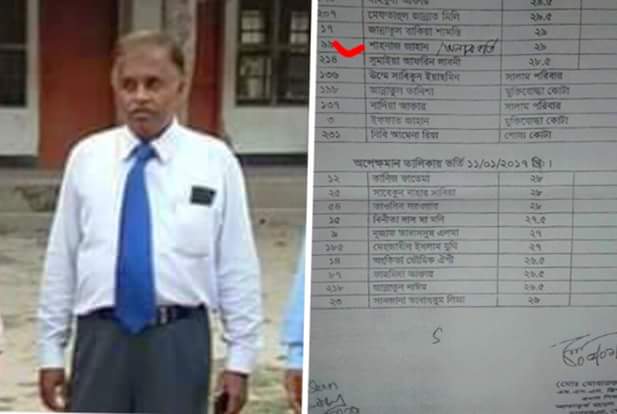 দাগনভূঞা আতাতুর্ক স্কুলের প্রধান শিক্ষকের বিরুদ্ধে ভর্তি বানিজ্যের অভিযোগ 