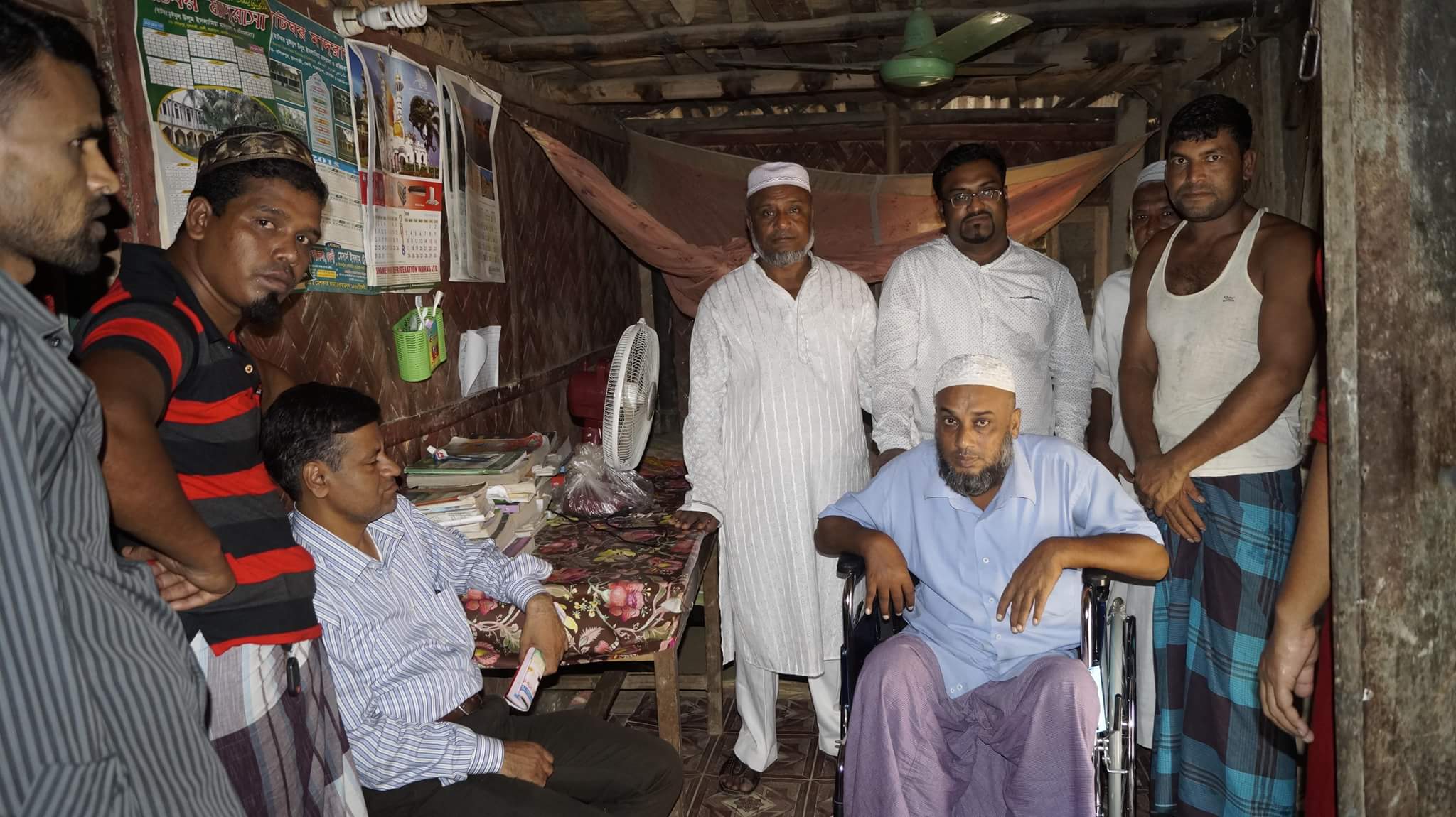 ফুলগাজীর প্রতিবন্ধি জামালের পাশে দাঁড়লেন আবদুল কাদির ভূঁইয়া বাবু